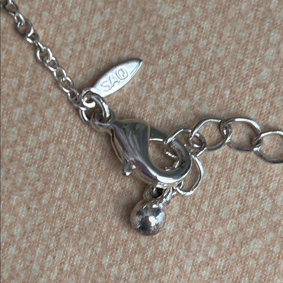 Avon Dragonfly Necklace Green Crystal Rhinestone Silver Tone Pendant 18" N23 - Picture 7 of 17